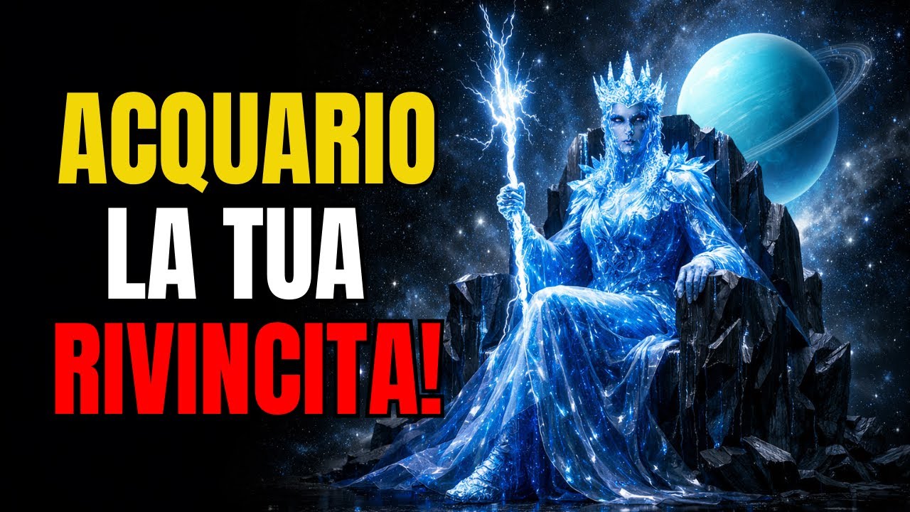 ACQUARIO: È arrivato il momento della rivincita.