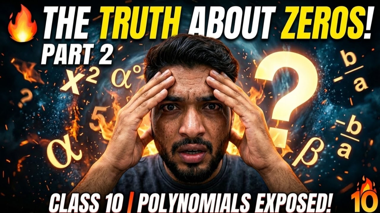 Complete Polynomial Guide Class 10 🔥|| chapter 2 Maths | Vishal Sharma