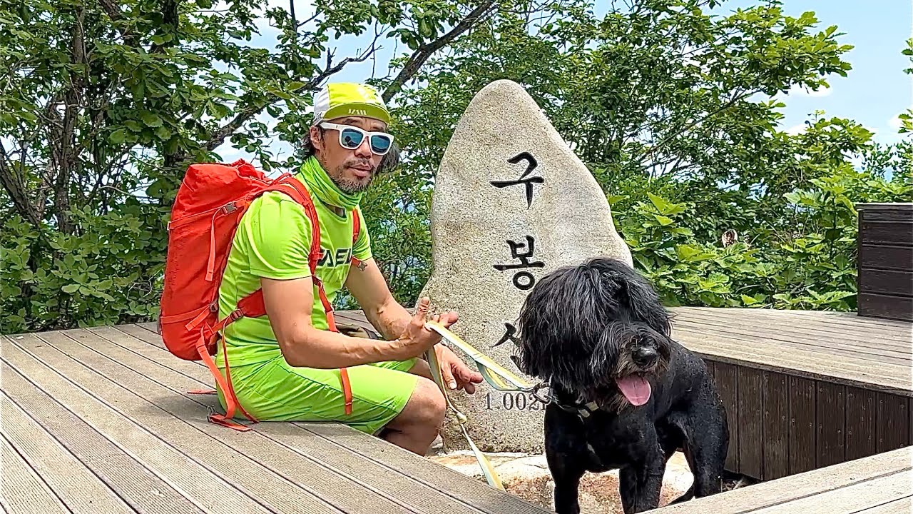 국립공원 보다 이쁘네 . 사람도 네발로 긴다는 진안 구봉산 삽살개  대풍이 도전기