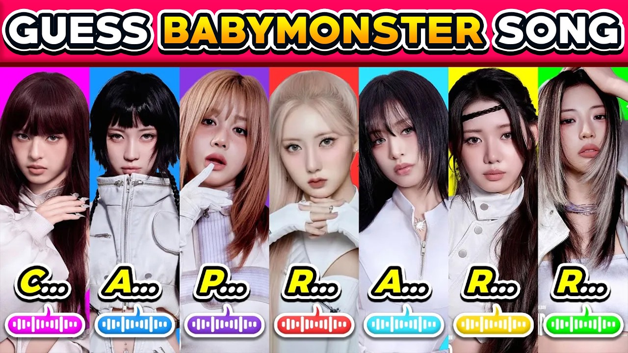 [ИГРА BABYMONSTER] Угадай вирусные песни BABYMONSTER 😈🖤 | Как быстро ты сможешь их назвать?