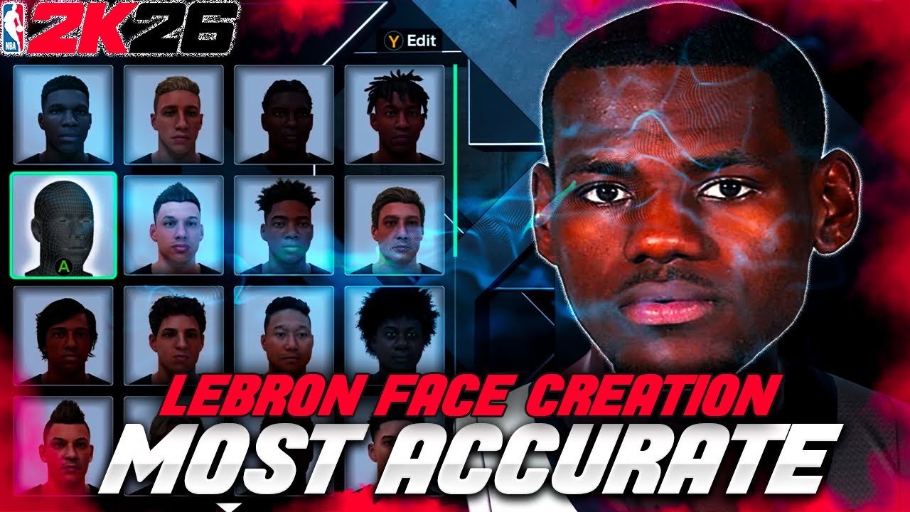 *НОВОЕ* ЛУЧШЕЕ СОЗДАНИЕ ЛИЦА МОЛОДОГО ЛЕБРОНА В NBA 2K26 (САМОЕ ТОЧНОЕ)