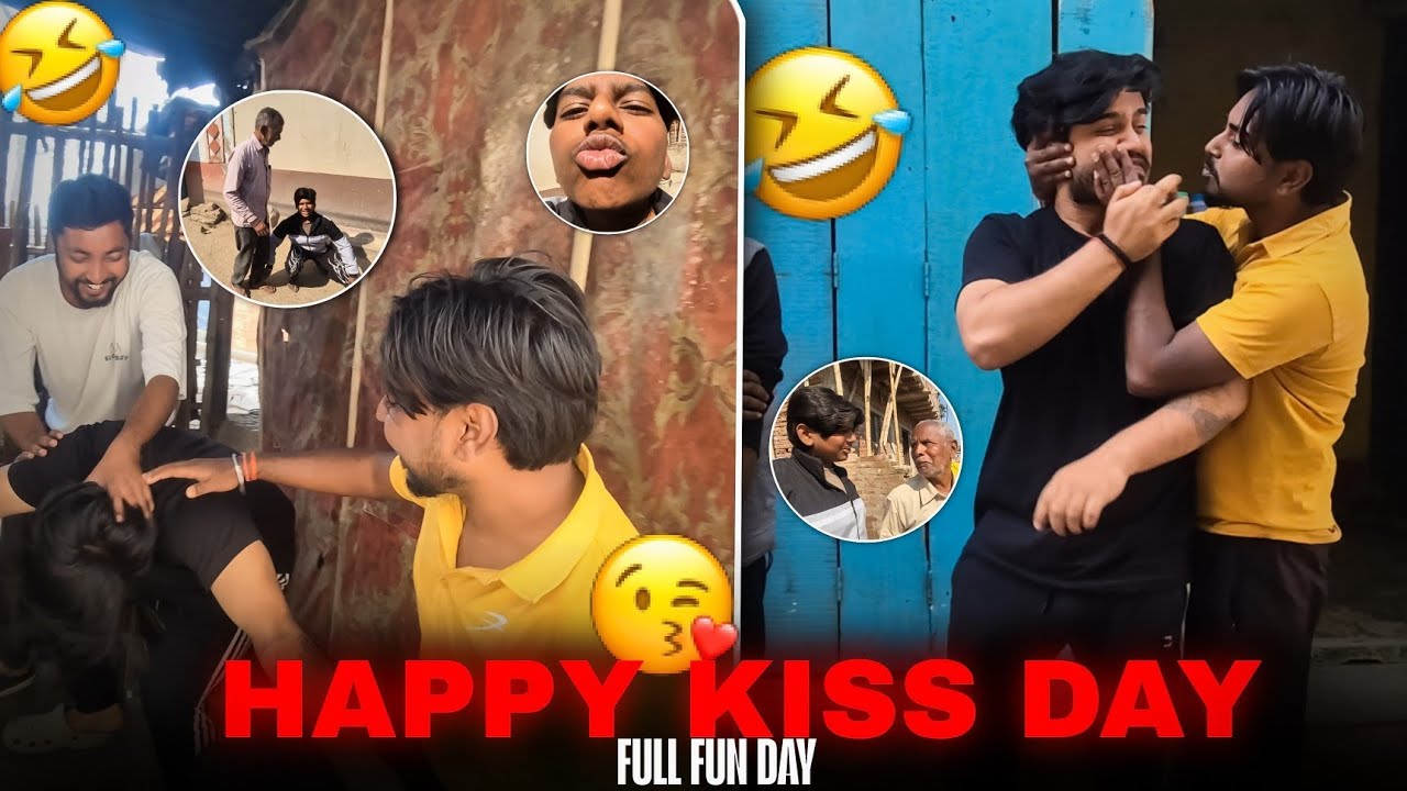Kiss Day Vlog 😂 |  Funny Kiss Day Blog | Valentine's Kiss Prank 😘 |