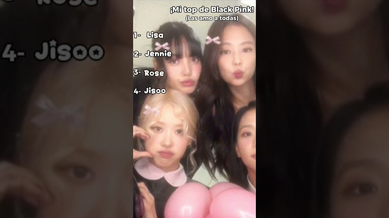 MI TOP DE BLACK PINK (no hate porfi)