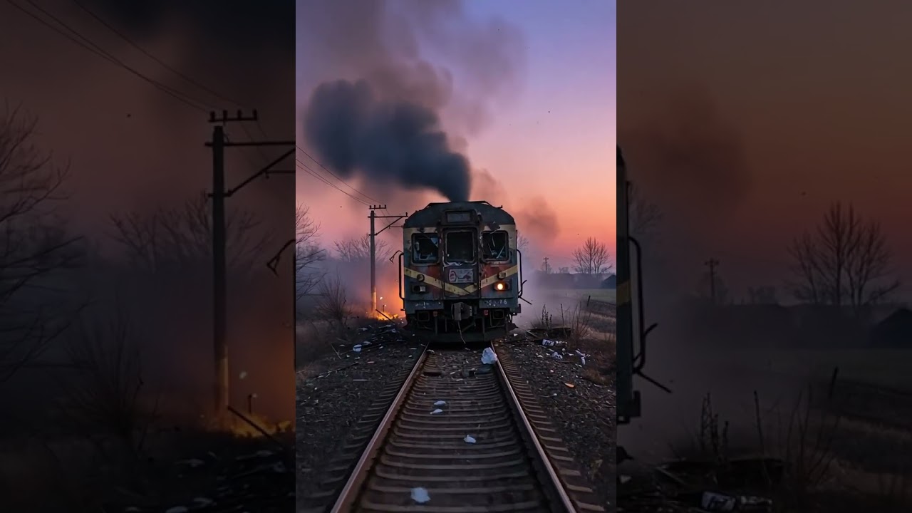 Train video 😱 #trainincident #trainaccident #trainvideo #train #southkorea #korea #breakingnews