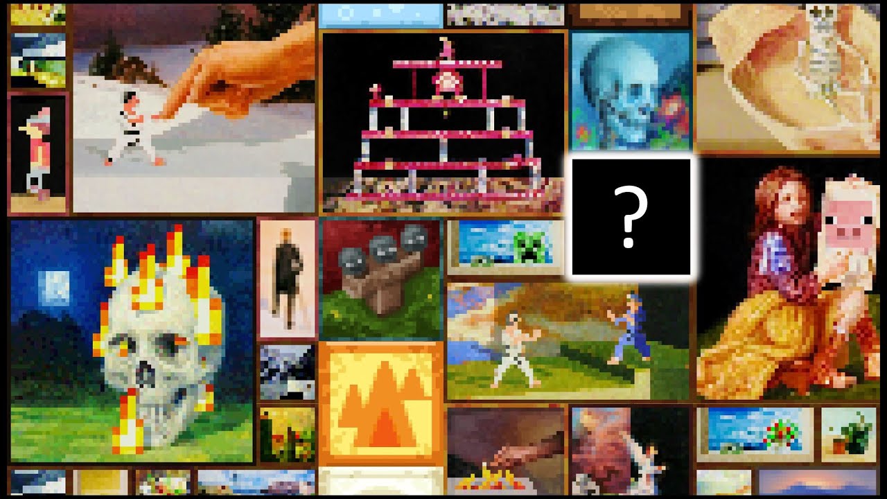 Minecraft - All Paintings In Real Life