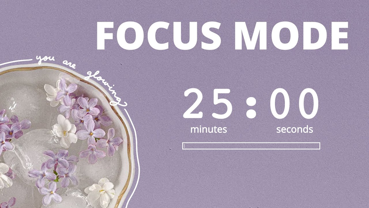 2.5-hour Aesthetic Pomodoro Timer - 25/5 with Soft Jazz Music