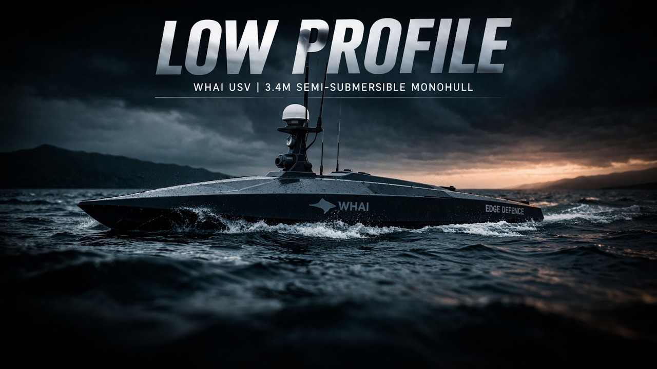WHAI USV | Low-Observable Uncrewed Surface Vessel | EDGE Defence Ltd