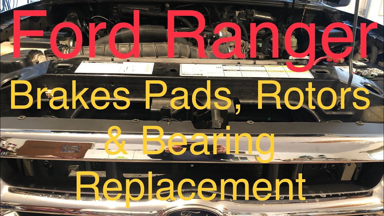 2000 Ford Ranger...Replacing brakes pads, rotor and bearings