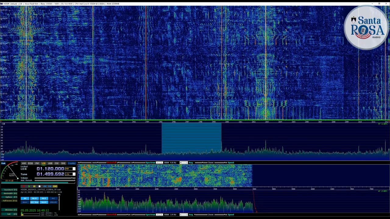 1500kHz 12609km OBX4I Radio Santa Rosa (Peru/Lima/San Miguel 18kW)