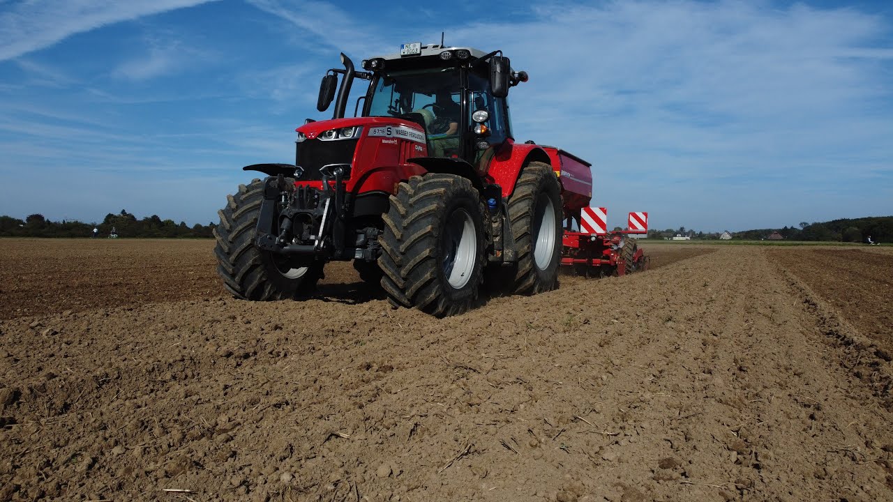 Gersten Ausaat | Massey Fergusson 6716S | Horsch Pronto 3