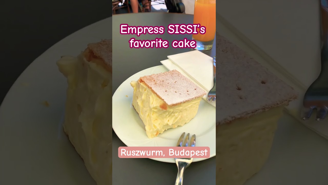 Empress SISSI&rsquo;s favorite cake, in Ruszwurm, Budapest