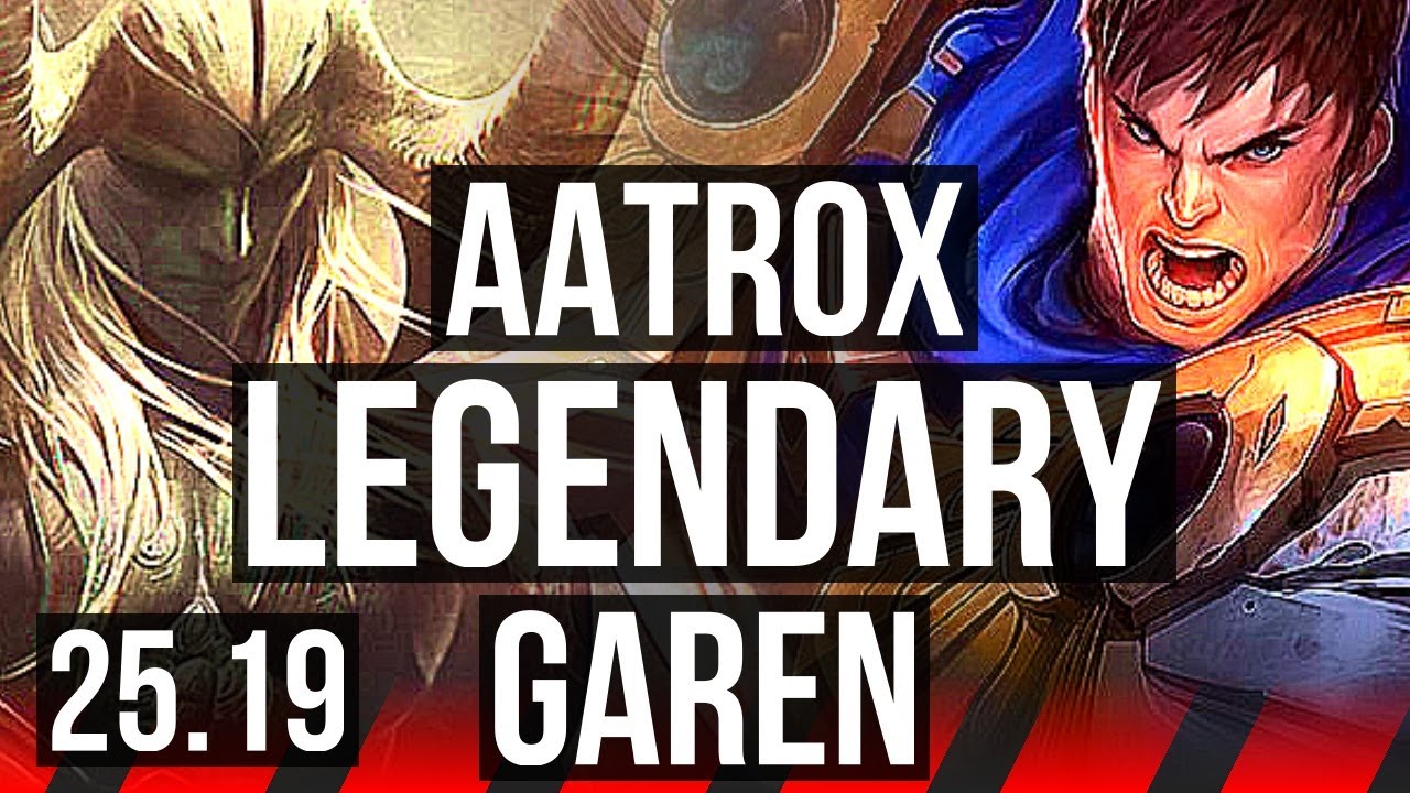 AATROX vs GAREN (TOP) | 14/1/7, Legendary | KR Master | 25.19