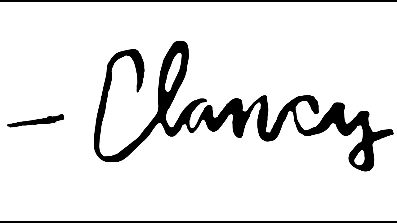 The Clancy Letters: 1