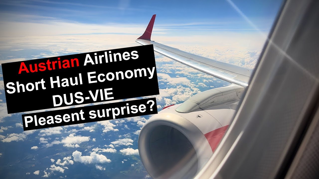 Austrian Airlines Economy Class | Embraer 195 | Düsseldorf - Vienna | Full service or low cost?