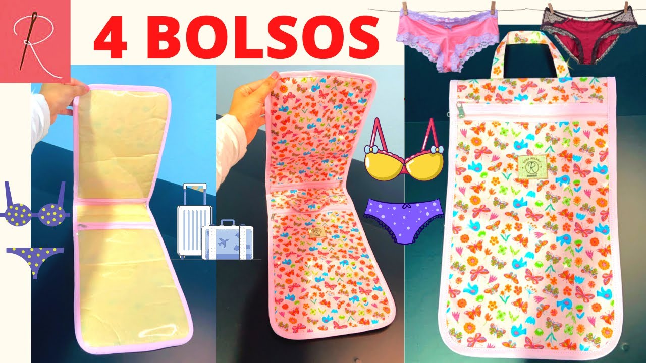 PORTA LINGERIE DE VIAGEM - PORTA CALCINHA PARA VIAGEM