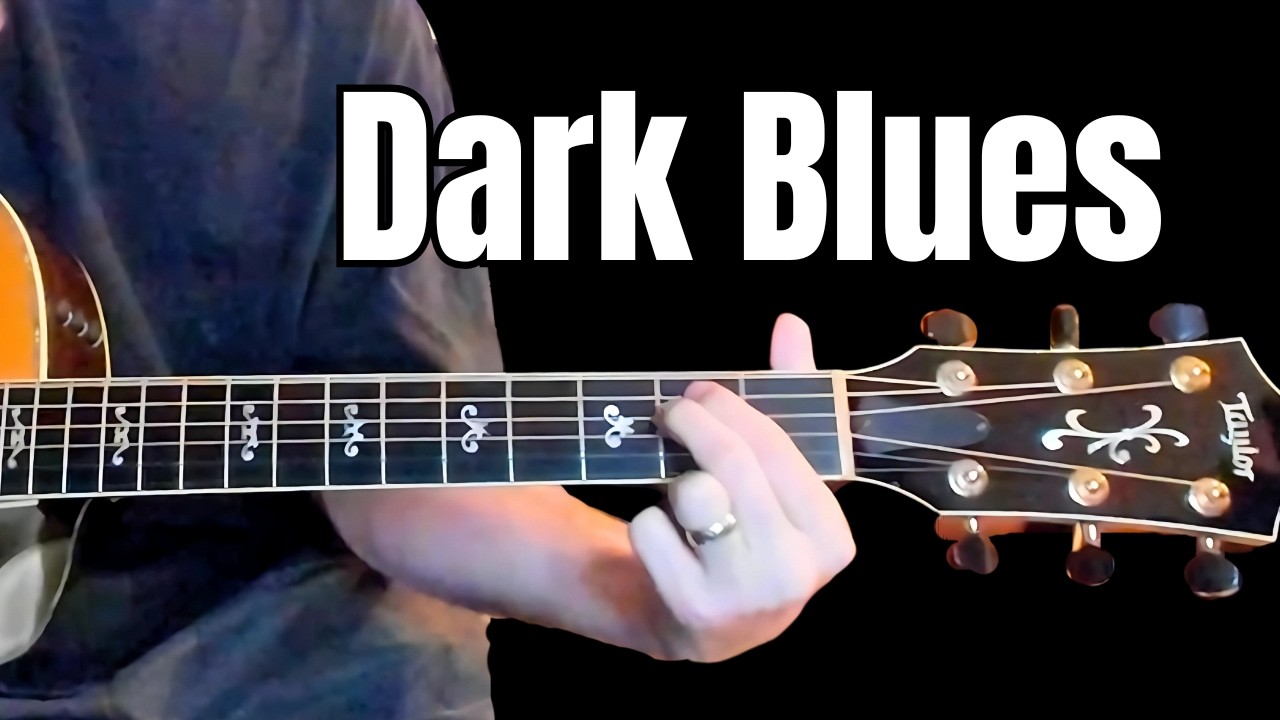 5 Steps to Pro Sounding Dark Blues- a guitar lesson...