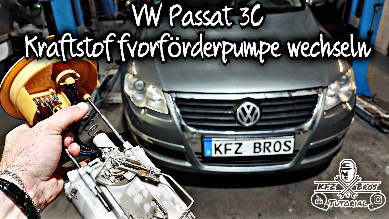 VW Passat 3C B6 | TDI | Kraftstoffvorförderpumpe / Tankpumpe wechseln 🔧