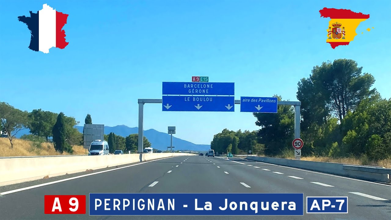France & Spain (F/E): A9/AP-7 Perpignan - La Jonquera