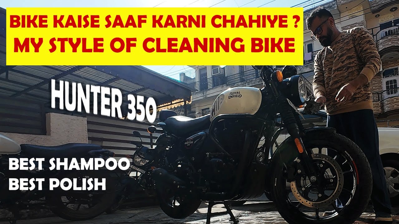 Hunter 350 Ultimate Wash & Polish | Best Bike Shampoo & Wax for Showroom Shine!
