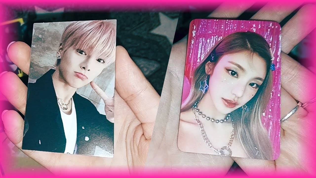 Распаковка карт stray kids и itzy