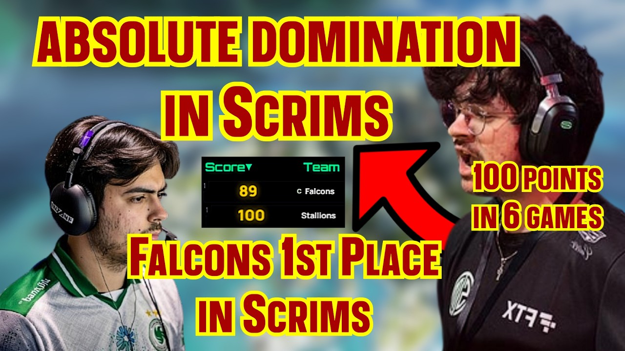 Falcons 1st Place in Pro Scrims | Albralelie and the Boys 1st with 100 Points | Apex Legends