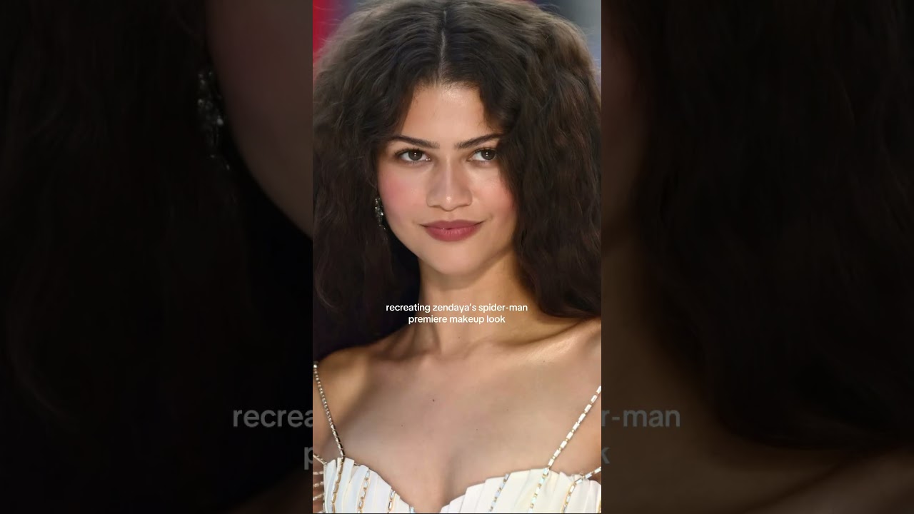 Recreating Zendaya&rsquo;s spider man premiere makeup look!
