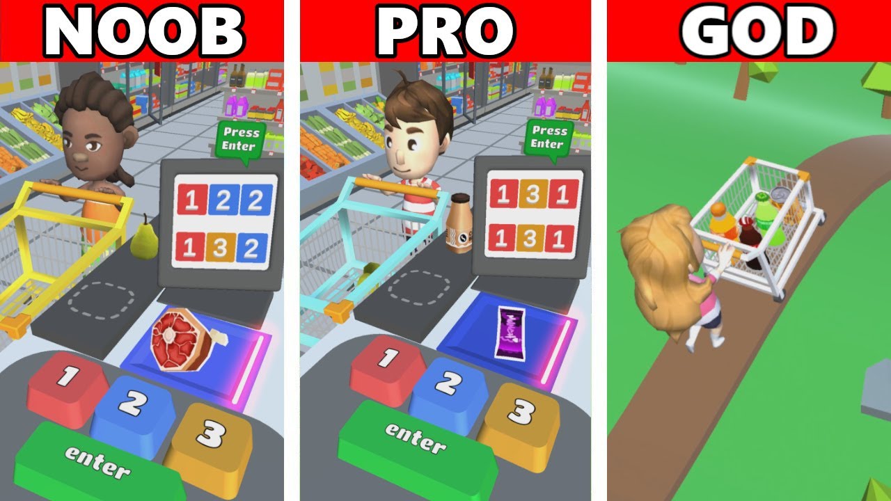 Hypermarket 3D - NOOB vs PRO vs GOD