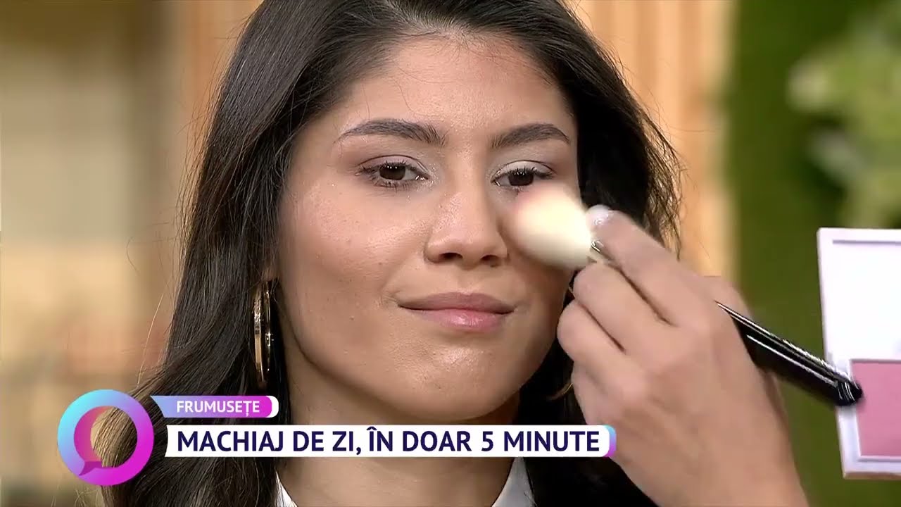 Machiaj de zi, în doar 5 minute
