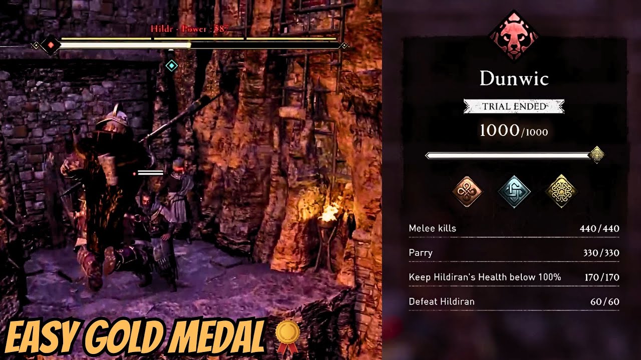 Dunwic BEAR Mastery Challenge GOLD Medal Guide