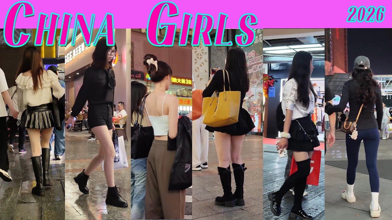 4K China GIRLS- 中国真实街拍
