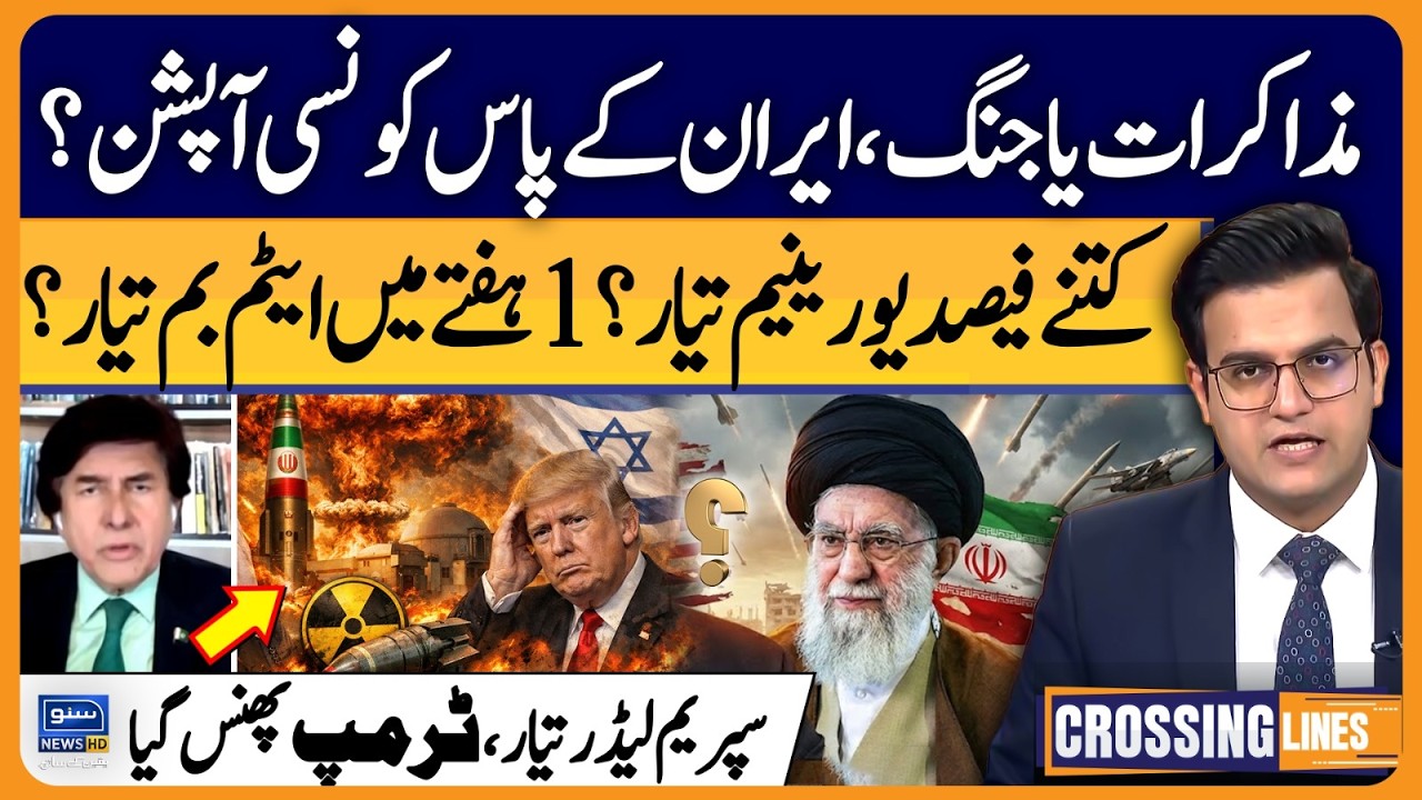 Negotiations or war, what option does Iran have? | Crossing Lines With Yasir Rashid | EP 98