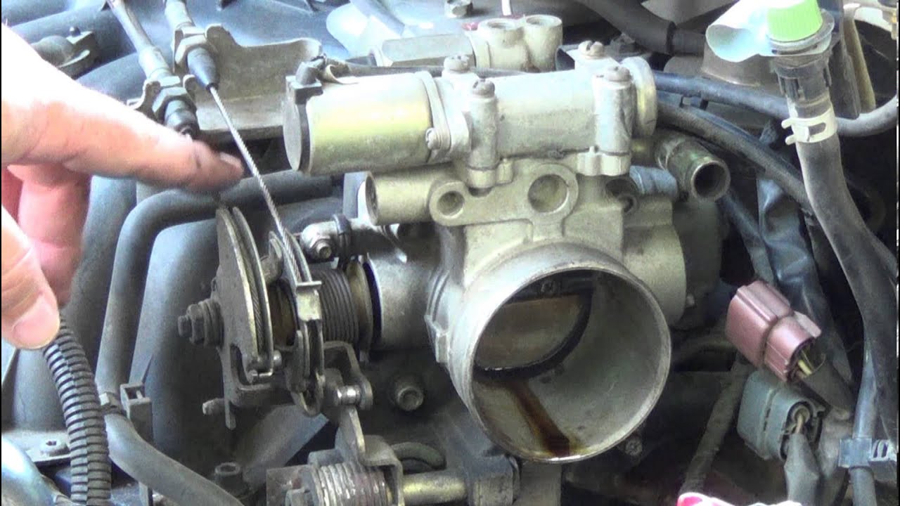 How To: Fix a Sticking Accelerator Cable Throttle Body, replace TPS Sensor & Adjust Throttle Cable.