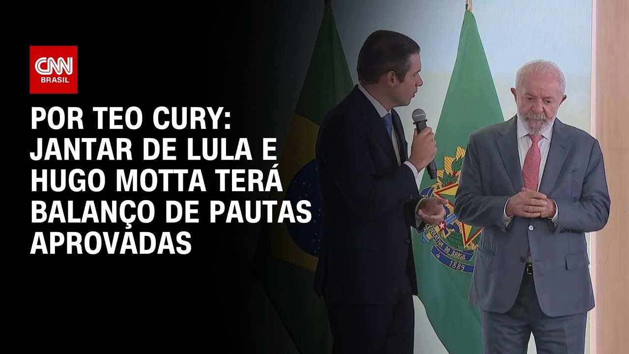 Jantar de Lula e Hugo Motta terá balanço de pautas aprovadas | CNN NOVO DIA