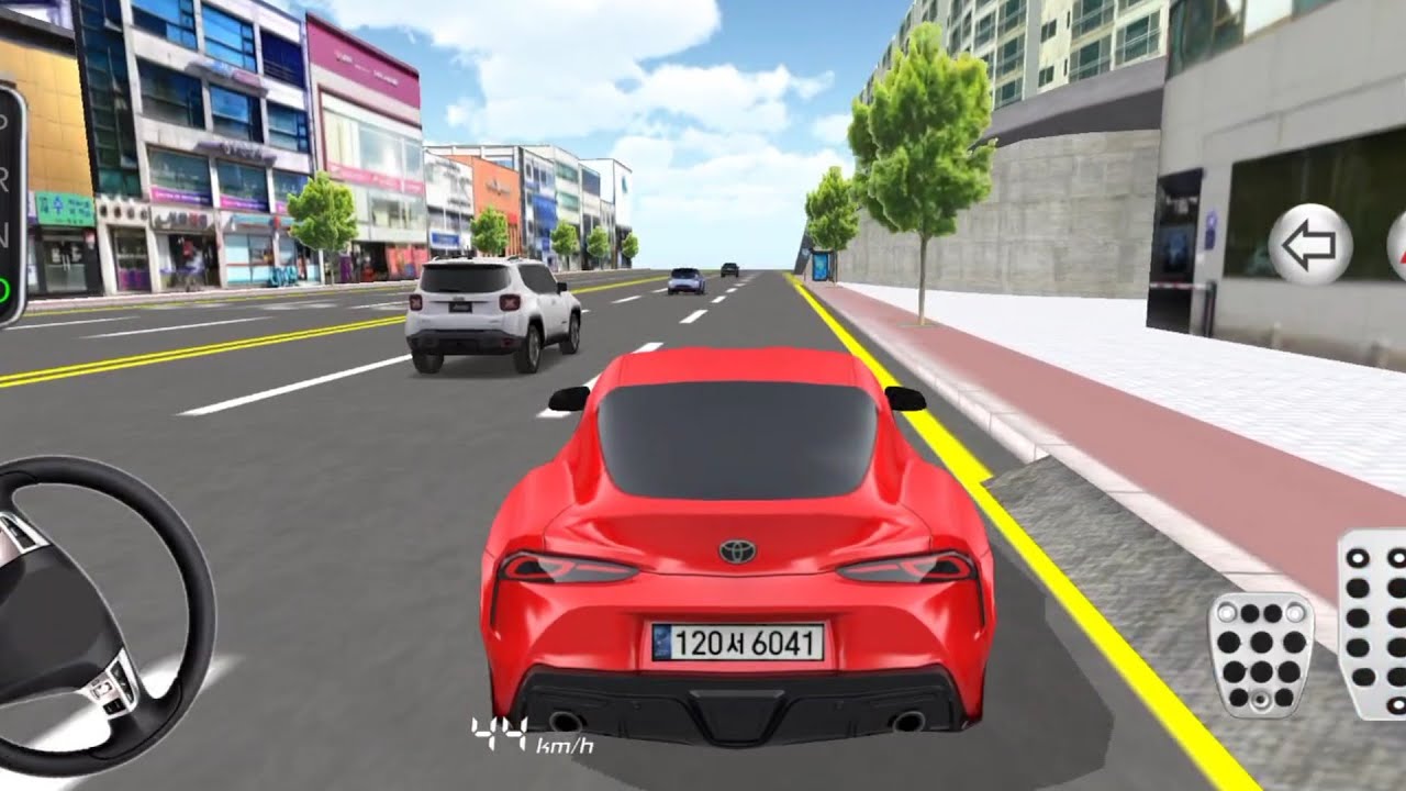 New Toyota Supra Car Stuck in Train - 3D Driving Class 2026 - Best Android ios 2026 - Car Game