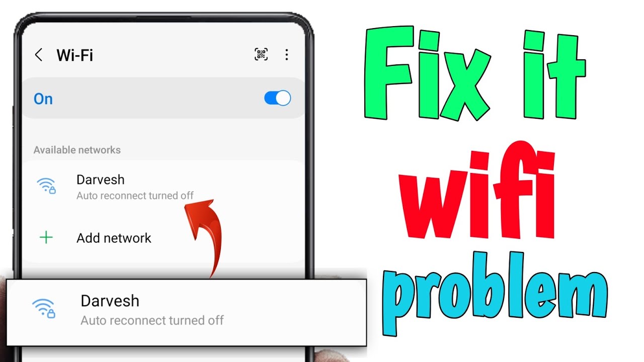 Auto reconnect turned off | wifi connecting problem fix