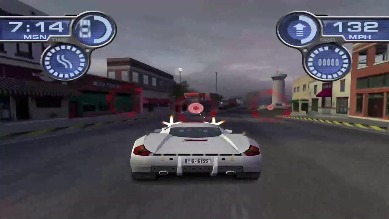 SpyHunter (PS2) - Test Track License Speedrun [