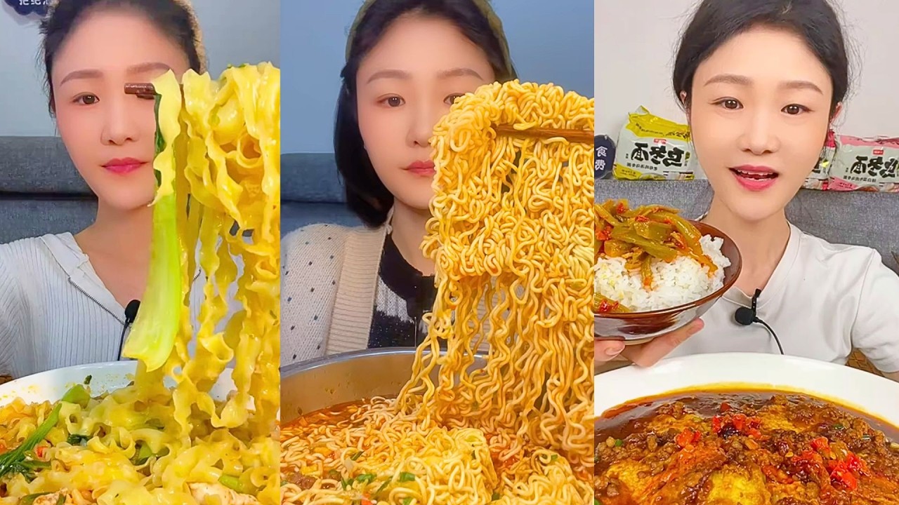 1 Hour ASMR Mukbang | Satisfying Eating Sounds for Sleep, Relaxation & Study #1108