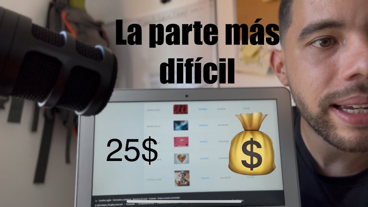 De 0 al umbral de pago en Adobe Stock con INTELIGENCIA ARTIFICIAL — Mi historia real 