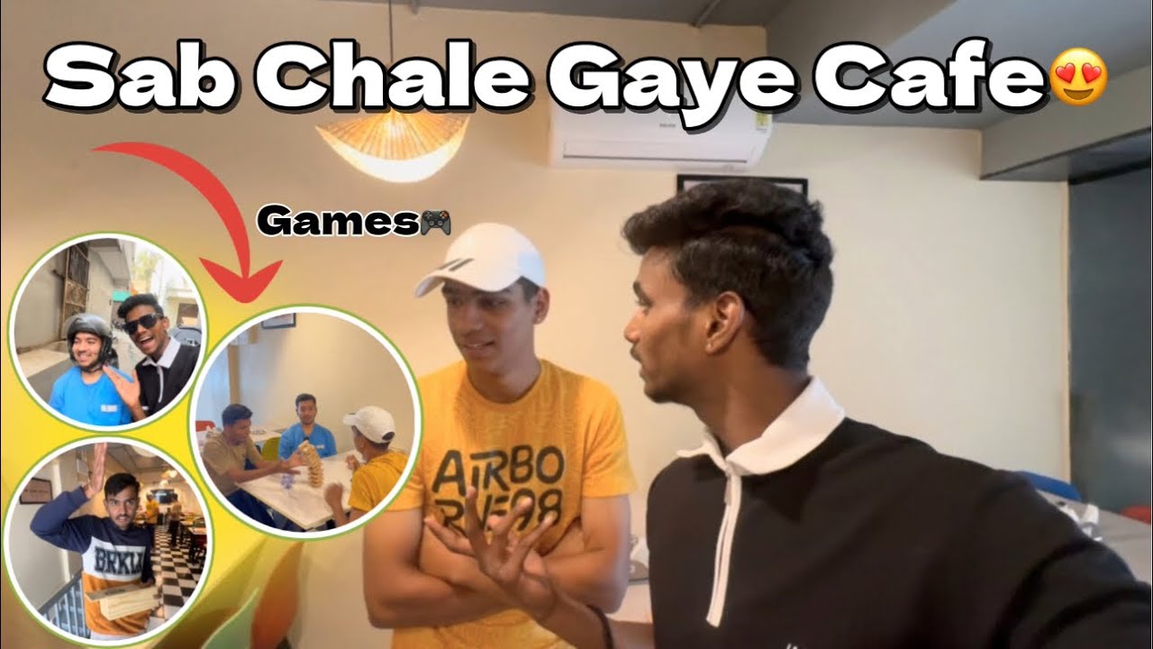 Aaj Ham Sab Gaye Cafe😍 || Games🎮 || Vijay Simha Vlogs