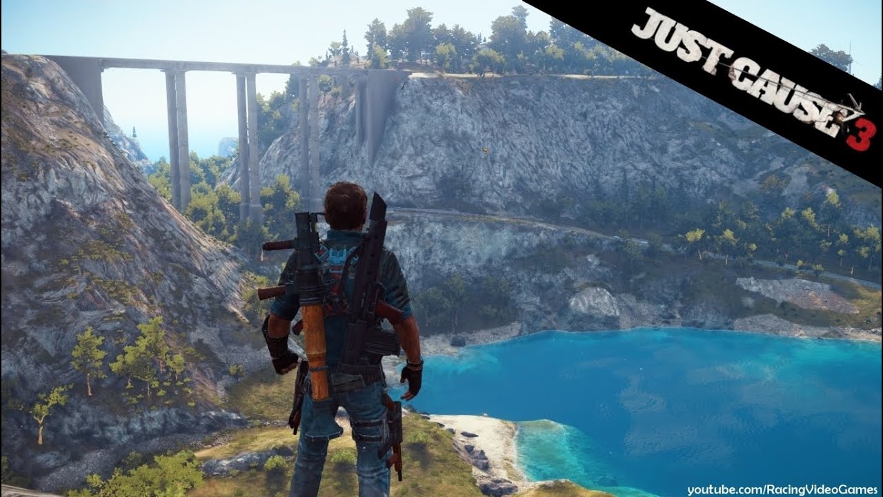 Just Cause 3 | 10 Minutes of Free Roam Gameplay | Wingsuit, Grappling, Flying, Explosions (PS4) HD