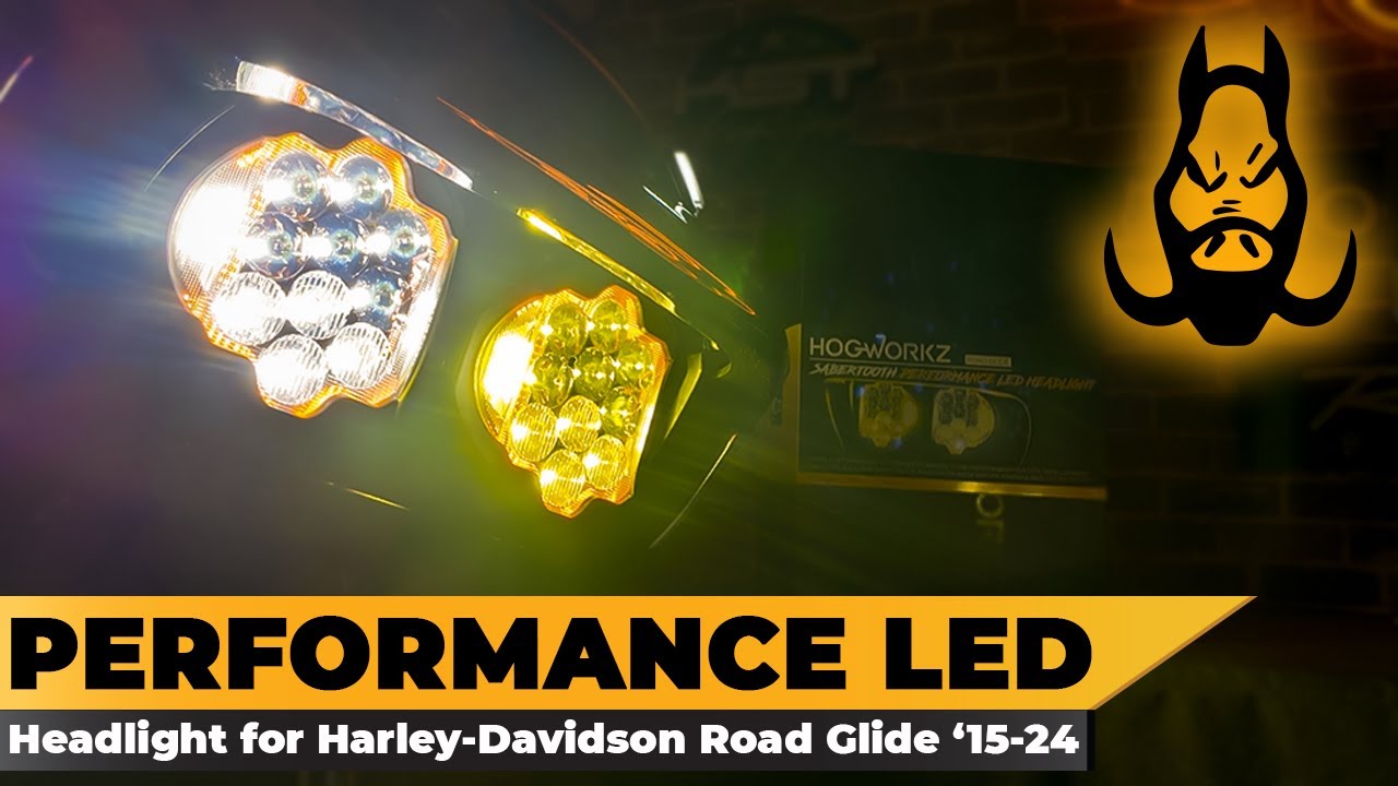 HOGWORKZ&reg; Performance LED Headlight for Harley-Davidson&reg; Road Glide '15-'24