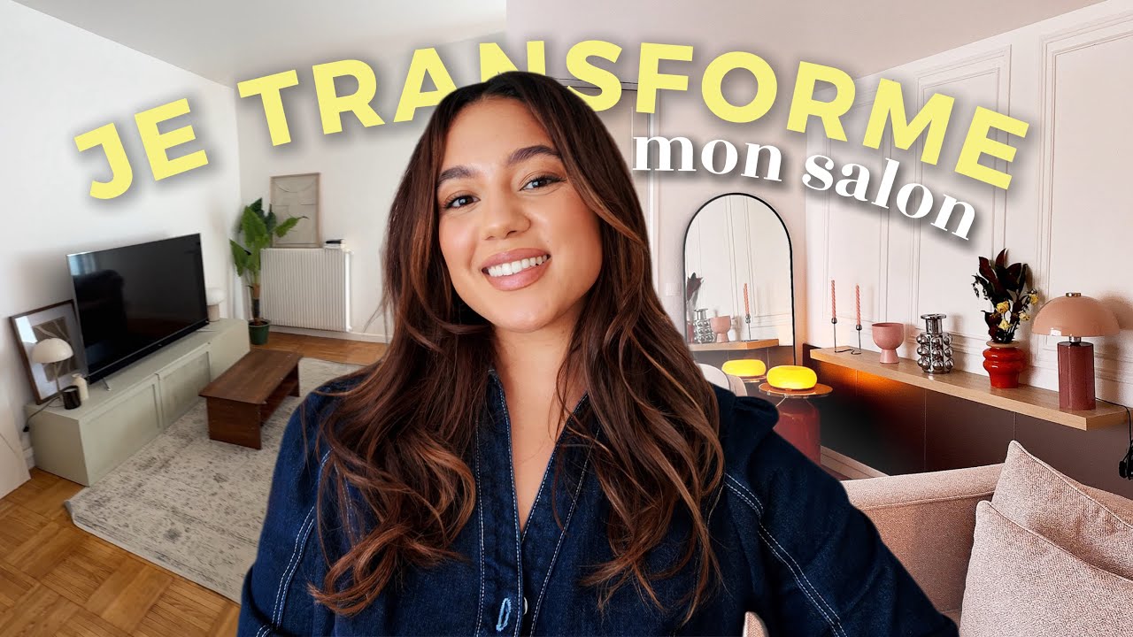 JE TRANSFORME TOTALEMENT MON SALON (le résultat est ouf)