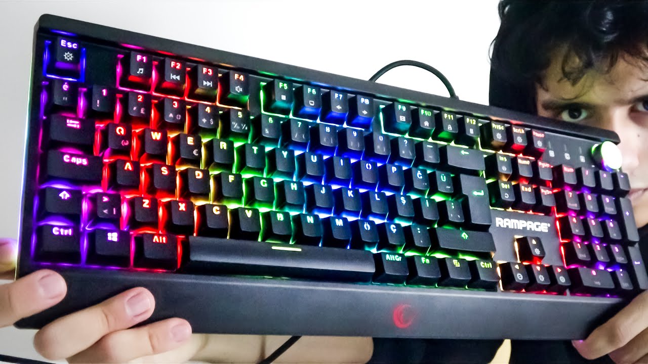 BOL EKSTRA ÖZELLİKLİ RGB MEKANİK KLAVYE (Rampage KB-R103 Extreme)