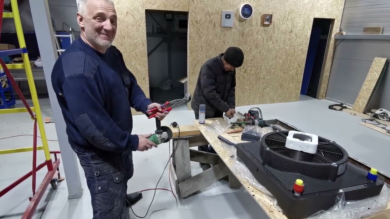 Монтируем тепловентилятор  BALLU BHP-W3-50-S.