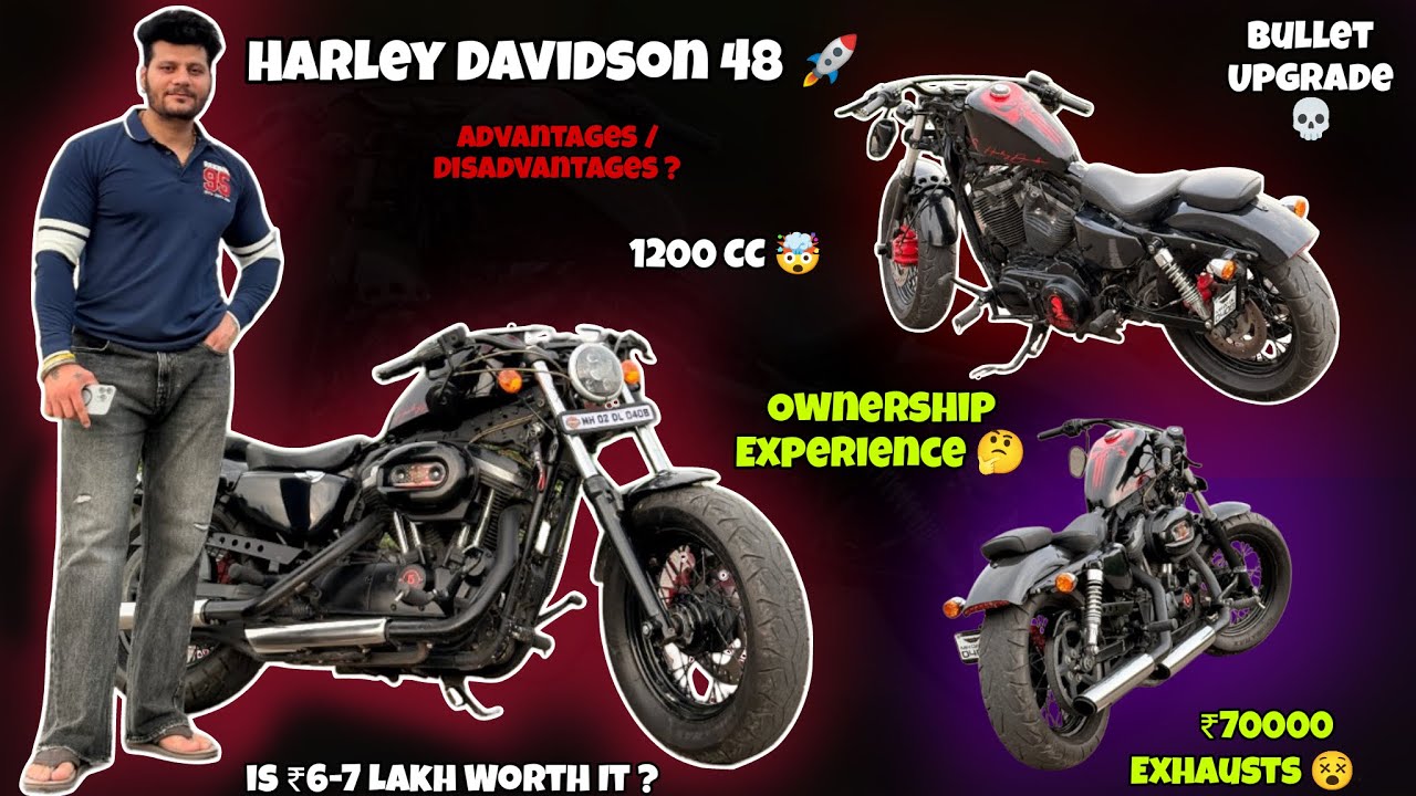 Harley Davidson 48 Signature Edition | Is ₹6-7 Lakh for Used Harley Is worth it ? | Ownership Review