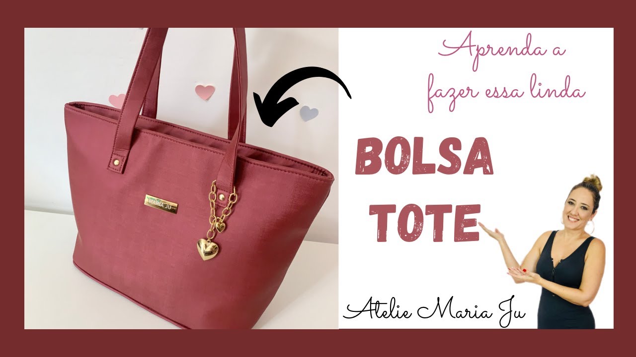 Aula Bolsa Tote - Muito fácil de fazer!!!