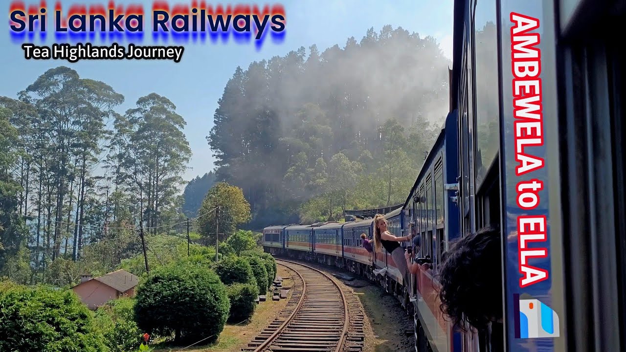 35 MINUTES OF Hi-QUALITY RELAXING TRAIN SOUNDS| AMBEWELA TO ELLA| SRI LANKA RAILWAYS| PART - 1A