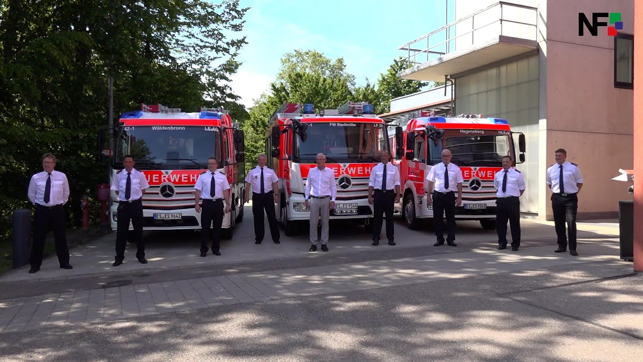17.06.2021 - Drei neue Löschfahrzeuge für die Feuerwehr Esslingen