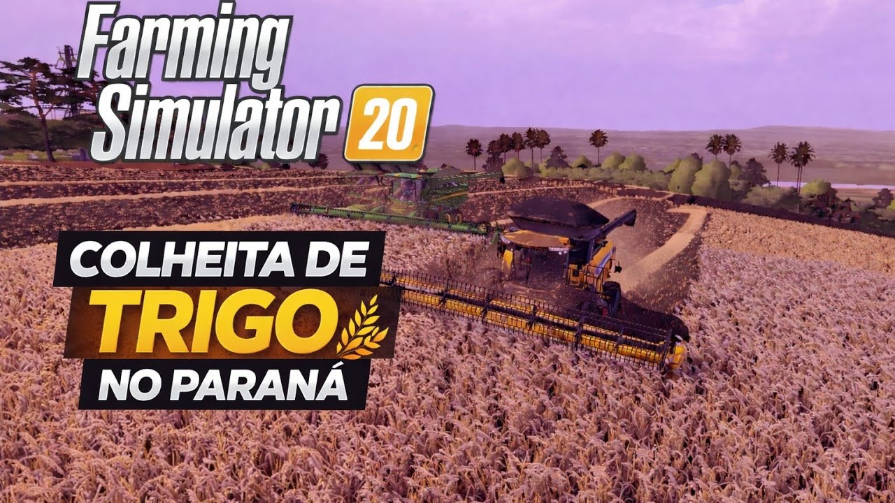 Fs20 Colheita Dê Trigo Nó Paraná | Gameplay De Fs20 | Léia A Descrição ⬇️