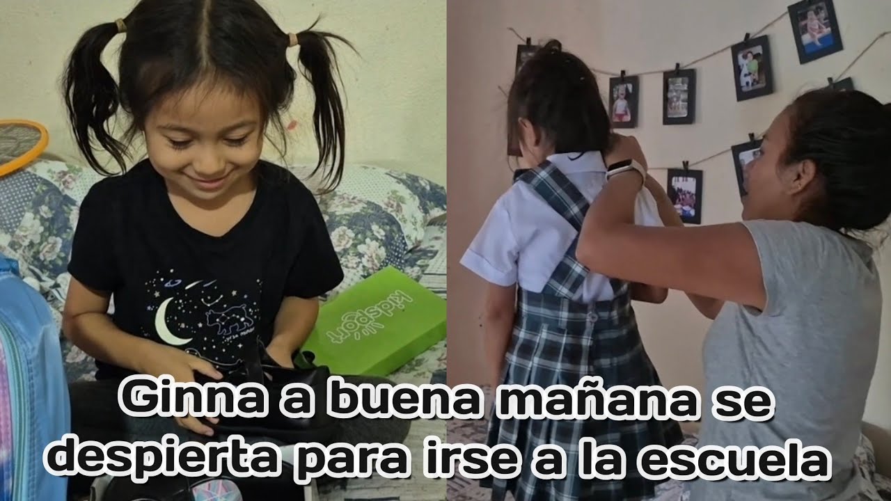 Jessy asi mando a Ginna a su primer dia de escuela 